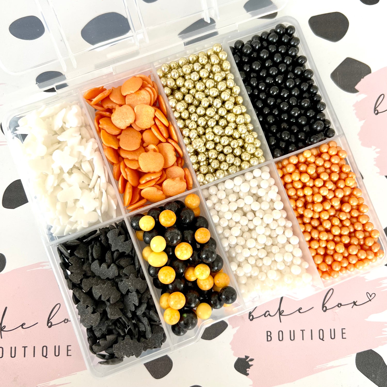 5 Pack Sprinkle Box HALLOWEEN SPRINKLE BOX - REFILLABLE – Bake Box Boutique