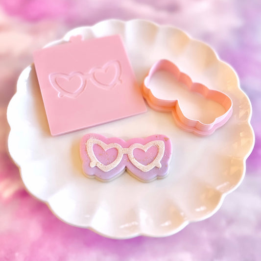HEART SUNGLASSES - RAISED EMBOSSER