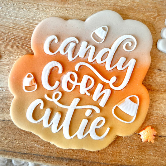 CANDY CORN CUTIE - RAISED EMBOSSER