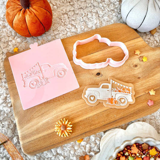 PUMPKIN TRUCK - RAISED EMBOSSER