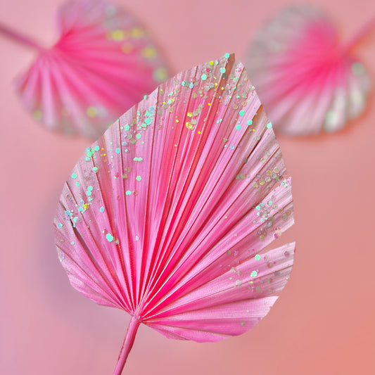 PREMIUM PALM SPEARS x2 - PINK OMBRÉ