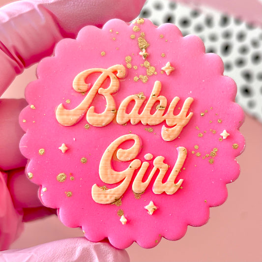 BABY GIRL - RAISED EMBOSSER