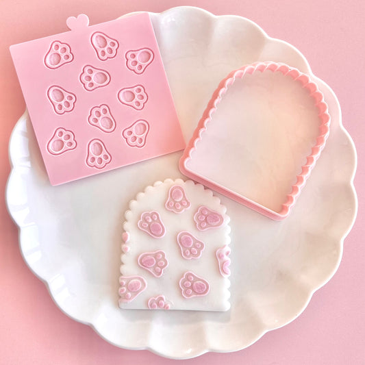EASTER BUNNY FEET PATTERN - RAISED EMBOSSER