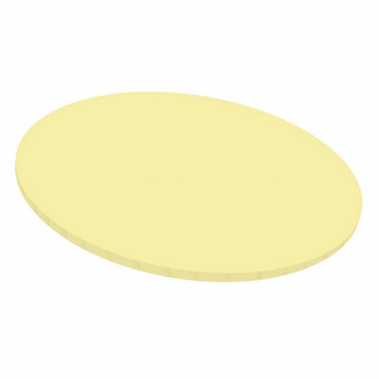 BENTO CAKE BOARDS - PASTEL YELLOW - 6 INCH - PACK OF 5