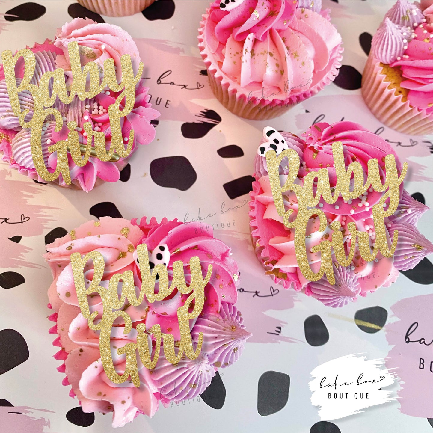 BABY BOY / BABY GIRL - CUPCAKE TOPPERS