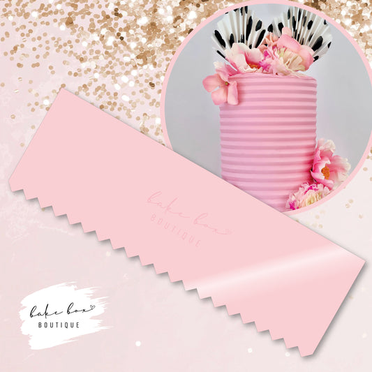 ZIG ZAG - XL CAKE SCRAPER