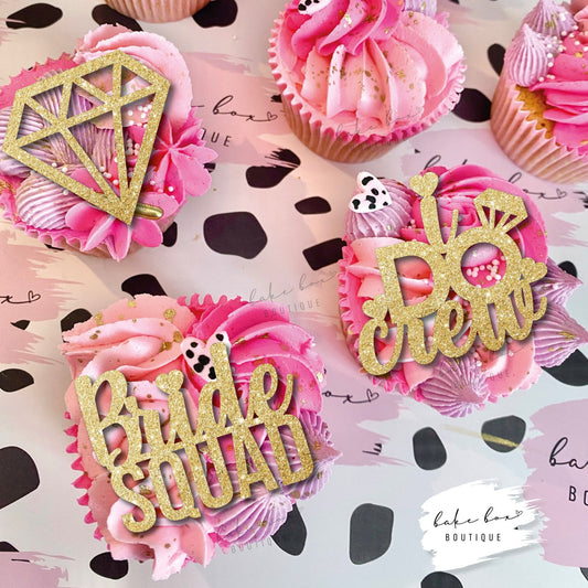 BRIDAL - CUPCAKE TOPPERS