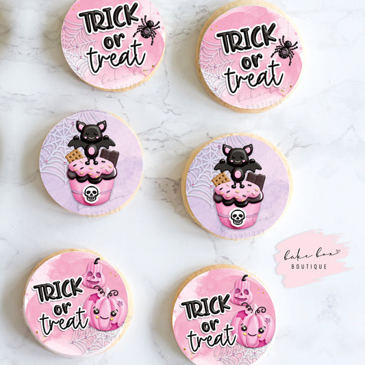 EDIBLE TOPPERS - TRICK OR TREAT
