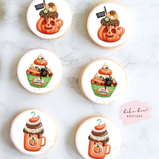 EDIBLE TOPPERS - HALLOWEEN FALL