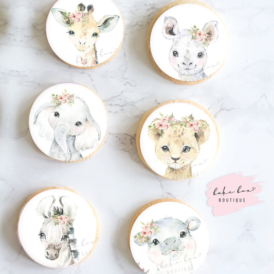 EDIBLE TOPPERS - CUTE ANIMALS