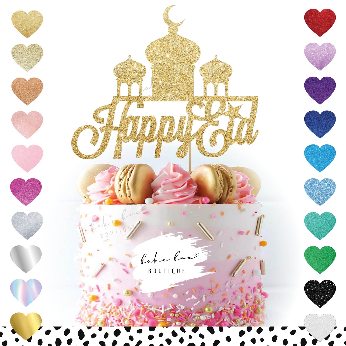 HAPPY EID - CAKE TOPPER