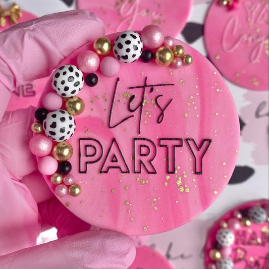 LET'S PARTY - RAISED EMBOSSER