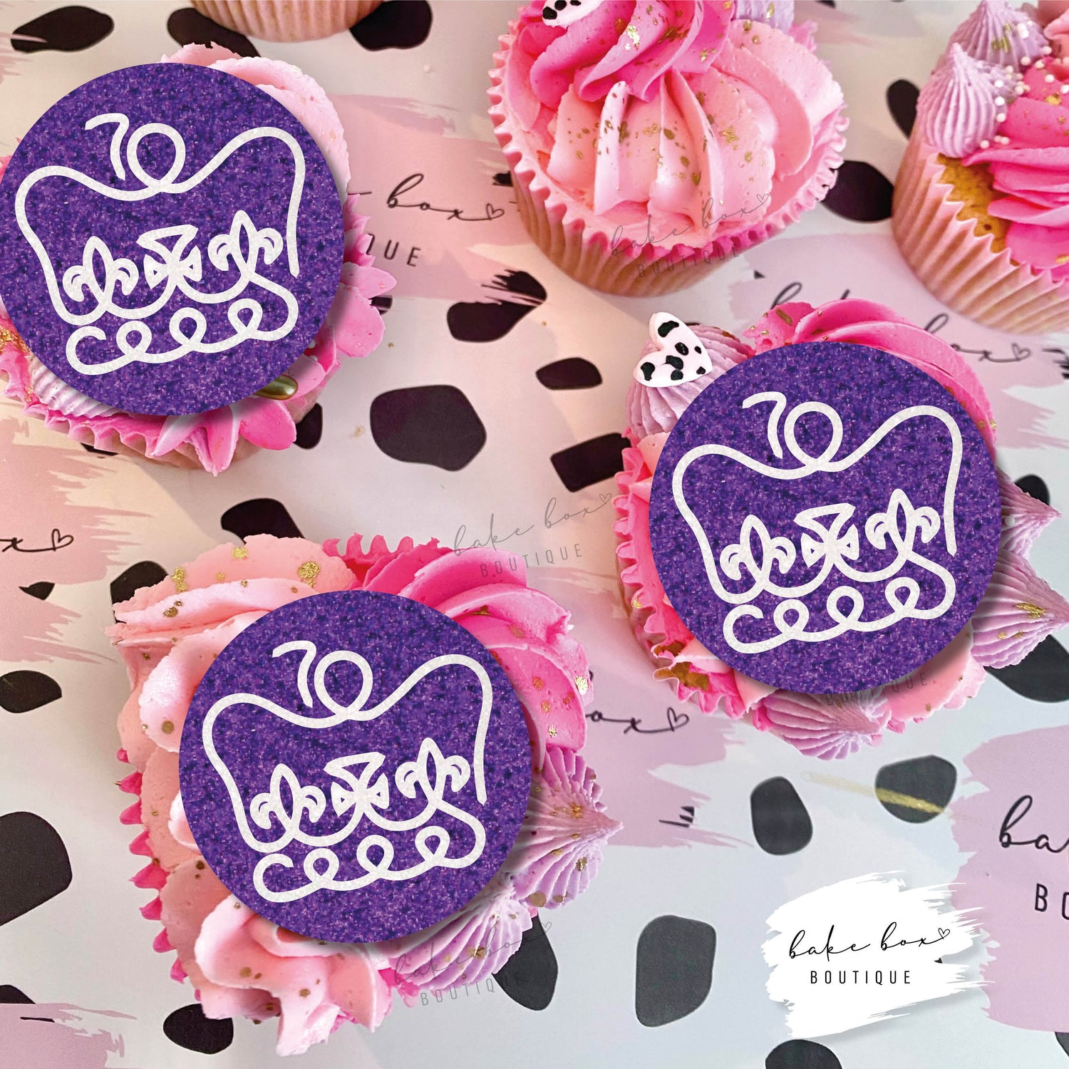 THE QUEENS PLATINUM JUBILEE 2022 CUPCAKE TOPPERS Bake Box Boutique