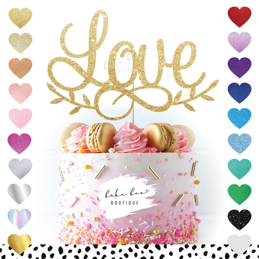 LOVE - CAKE TOPPER