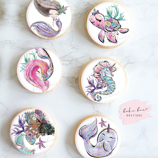 EDIBLE TOPPERS - MERMAID