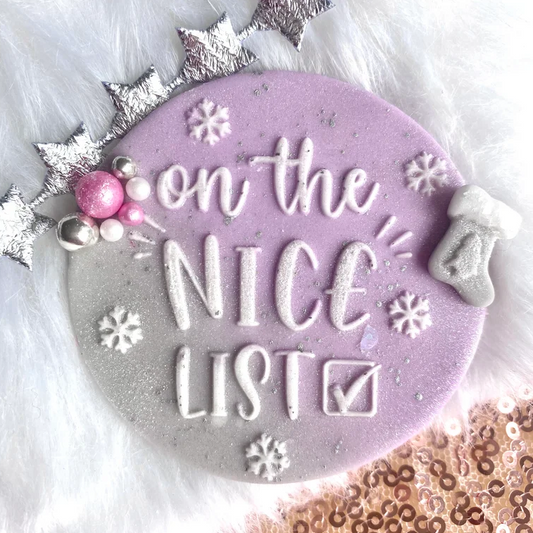 ON THE NICE LIST - RAISED EMBOSSER