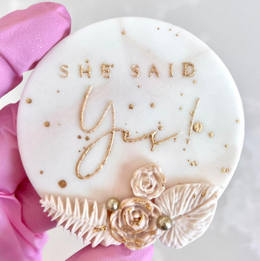SHE SAID YES - RAISED EMBOSSER