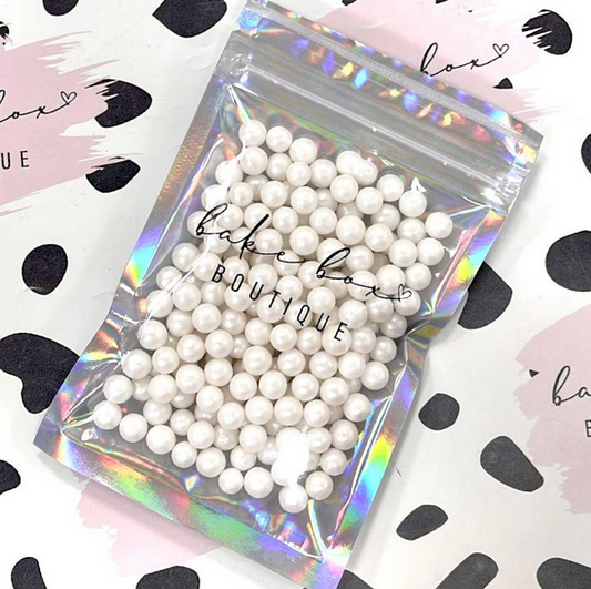 MOTHER OF PEARL WHITE 7MM PEARLS - SPRINKLES