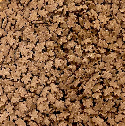 GINGERBREAD MEN - CHOCOLATE FLAVOURED  - SPRINKLES