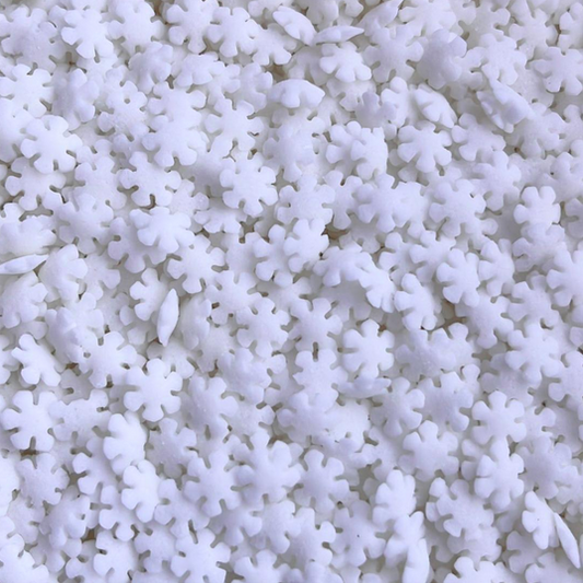 LARGE WHITE SNOWFLAKES - SPRINKLES