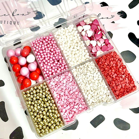 VALENTINES SPRINKLE BOX - REFILLABLE