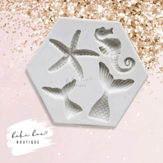 MINI MERMAID TAIL STARFISH SEAHORSE MOULD