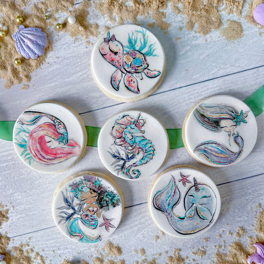 EDIBLE TOPPERS - MERMAID