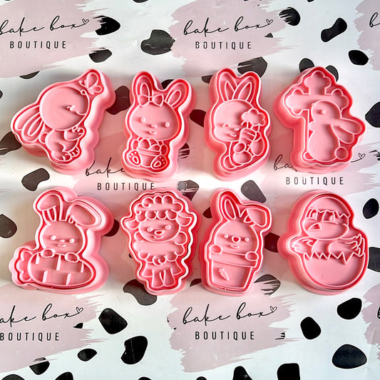 EASTER CUTTERS - SET OF 8