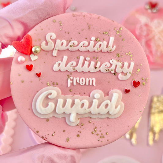 SPECIAL DELIVERY FROM CUPID - DOUBLE POP - RAISED EMBOSSER