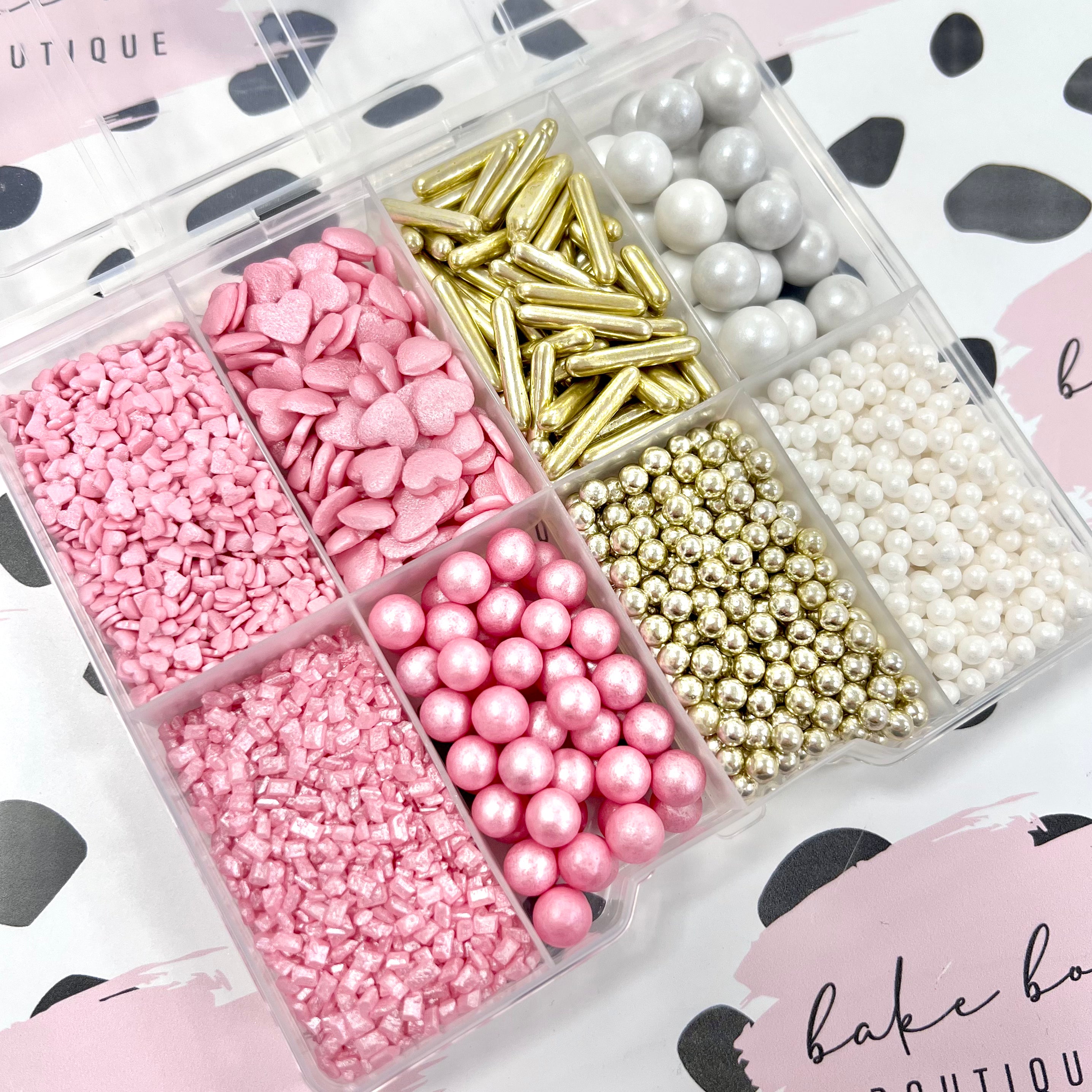 PINK SPRINKLE BOX - REFILLABLE – Bake Box Boutique