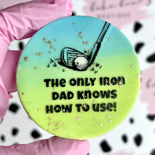 THE ONLY IRON DAD KNOWS HOW TO USE - RAISED EMBOSSER