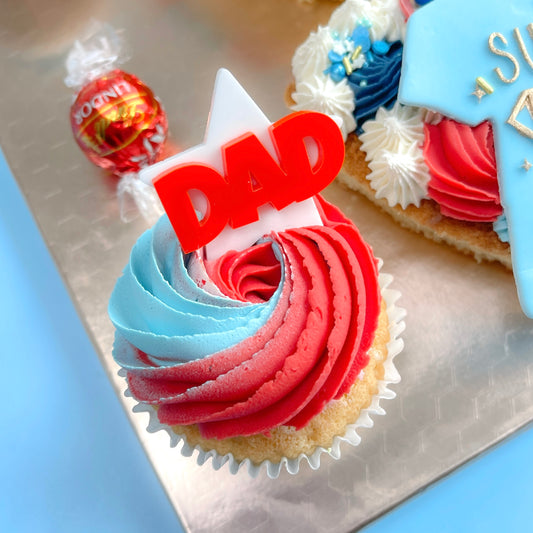 DAD STAR CHARM TOPPERS