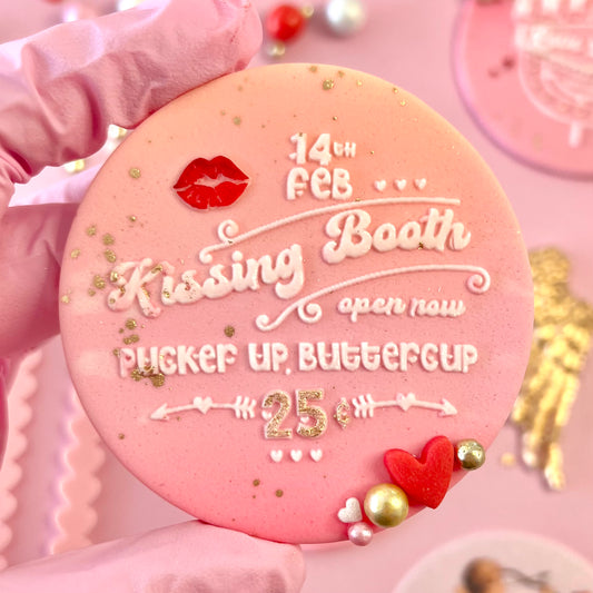 KISSING BOOTH - RAISED EMBOSSER