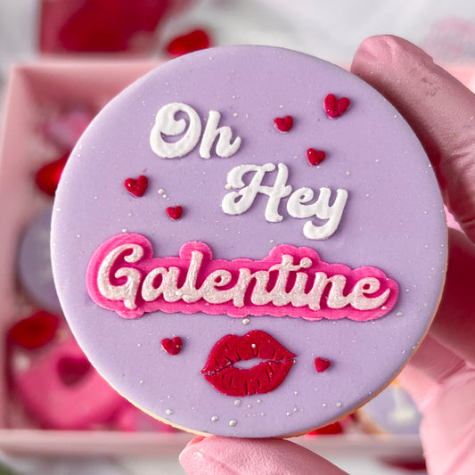 OH HEY GALENTINE  - DOUBLE POP - RAISED EMBOSSER