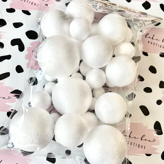 POLYSTYRENE BALLS - PACK OF 40