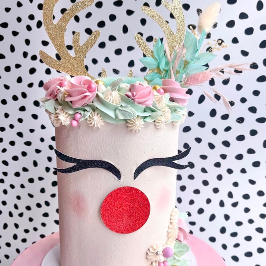 REINDEER SET - CAKE TOPPER SET