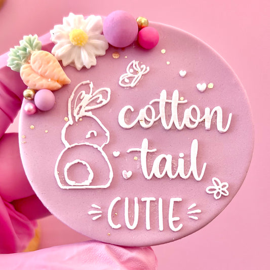 COTTON TAIL CUTIE - RAISED EMBOSSER