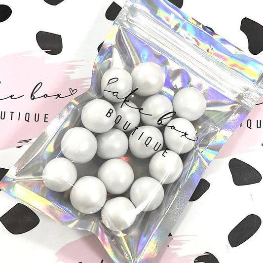XXL WHITE PEARL CRISPY CHOCOBALLS - SPRINKLES