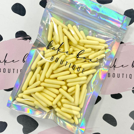 MATTE YELLOW RODS - SPRINKLES