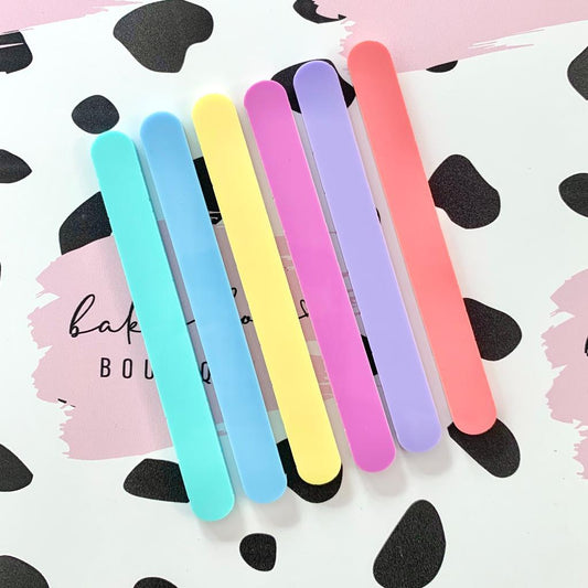 RAINBOW CAKESICLE STICKS - PACK OF 6